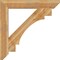 Ekena Millwork Merced Slat Rough Sawn Bracket, Western Red Cedar, 6"W x 44"D x 44"H BKT06X44X44MRC06RWR - alternate 4